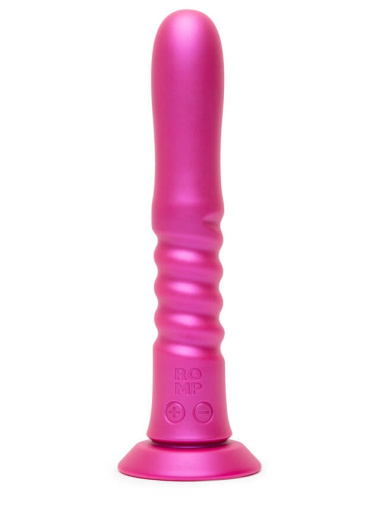 Romp - Jiggle Vibro Thrusting Dildo - Pink photo