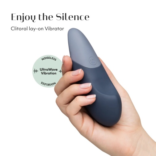 Womanizer - Vibe UltraWave Clitoral Vibrator - Dark Blue photo