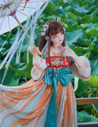 Kanna Anime Realistic Sex Doll, Skinny Body, Ultra Soft TPE 145 cm (4'8 ft) photo