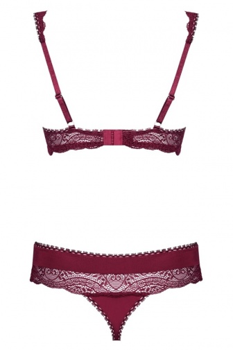 Obsessive - Miamor 内衣2件装 - 红色 - S/M 照片
