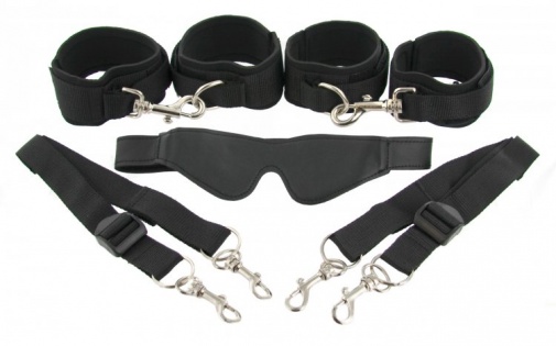 Frisky - 7 Piece Beginner Restraint Kit - Black photo