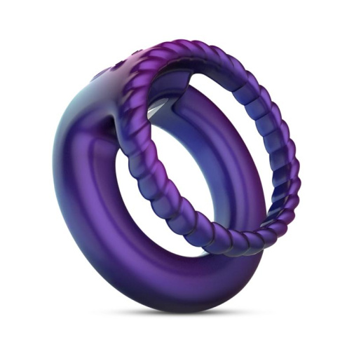 Hueman - Jupiter Vibro Cock & Ball Ring - Purple 照片