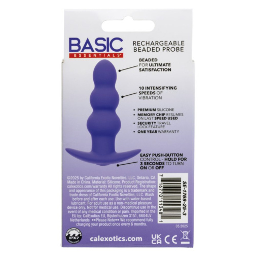 CEN - Basic Essentials Beaded Vibro Probe - Purple photo