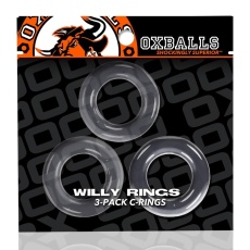 Oxballs - Willy Cockrings 3's Pack - Clear 照片