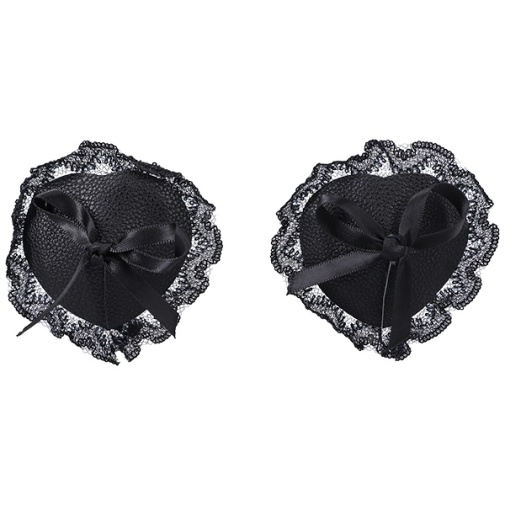 Doc Johnson - Lace Nipple Pasties - Black 照片