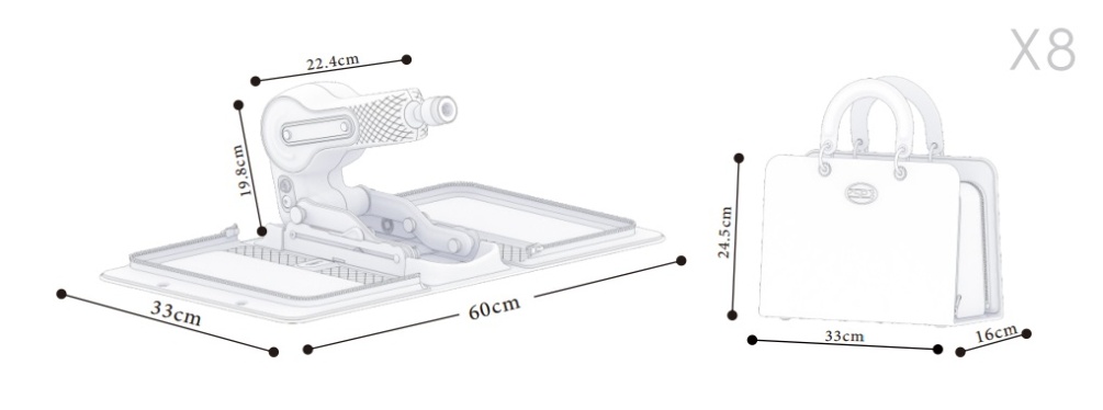 High-end Version X8-MP3: thrusting + penis with function... Z-Sex - Sex Machine X8 w MP3 - White photo-9