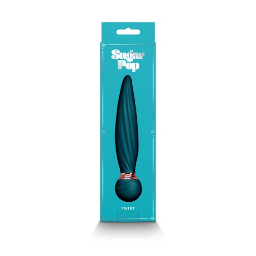 NS Novelties - Sugar Pop Twist Vibrator - Teal photo