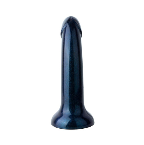 Easytoys - 金屬閃光假陽具 19cm - 黑色 照片
