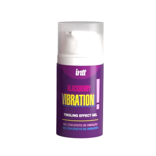 INTT - Vibration! 黑莓味全性别刺激凝胶 - 15ml 照片