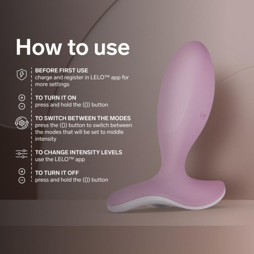Lelo - Surfer Originals APP Prostate Massager - Soft Pink 照片