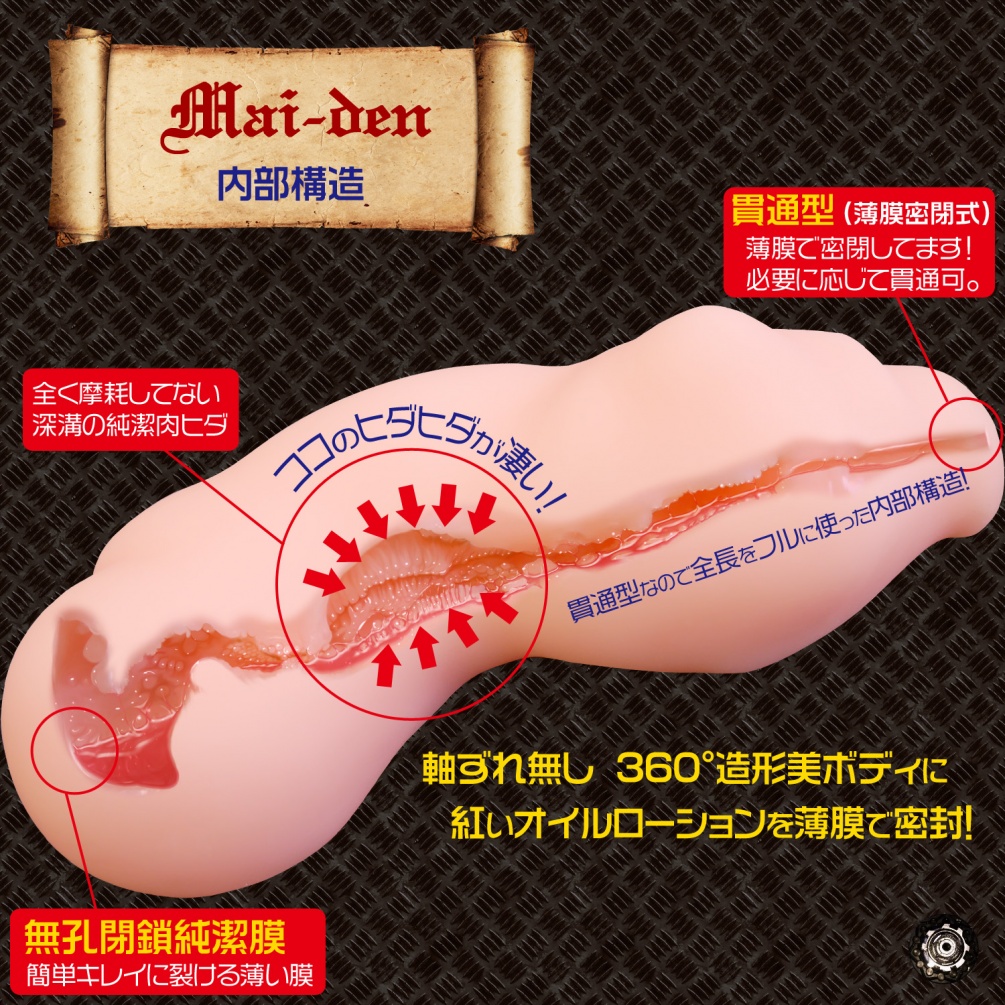 In "ultra thin film" made ??possible by molding by... Magic Eyes - Maiden Masturbator photo-3