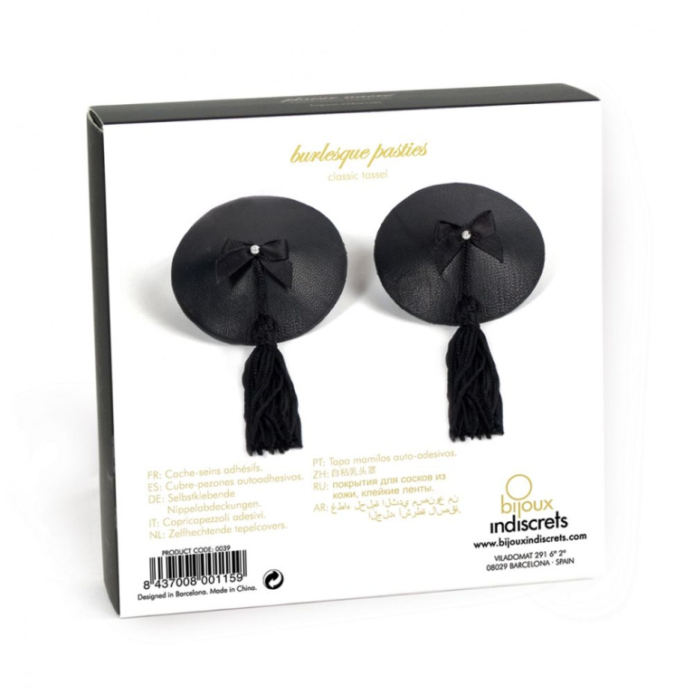 Bijoux Indiscrets - Burlesque Pasties - Black photo