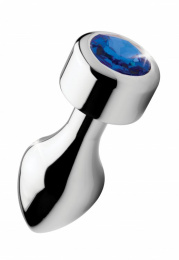 Booty Sparks - Gem Weighted Anal Plug L-size - Blue photo