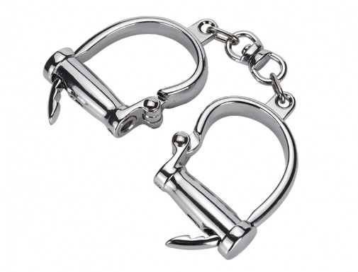 MT - Old Style Darby Handcuffs - Silver photo