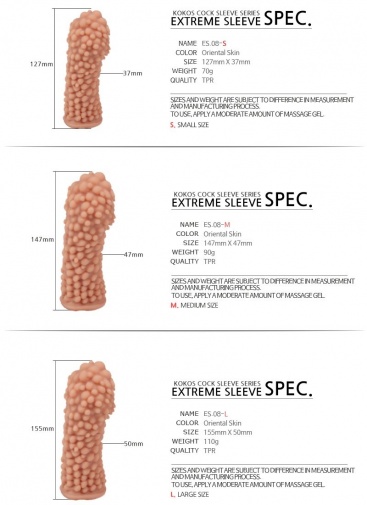 Kokos - Extreme Cock Sleeve 37x125mm photo