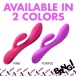 Bang! - 10X Flexible Rabbit Vibrator - Purple photo-12