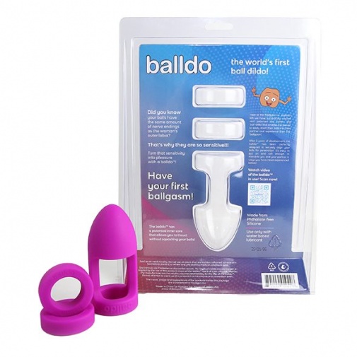 Balldo - 睾丸环入门套装 - 紫色 照片