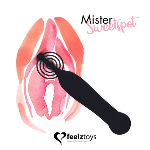 Feelztoys - Mister Sweetspot 阴蒂震动器 - 黑色 照片