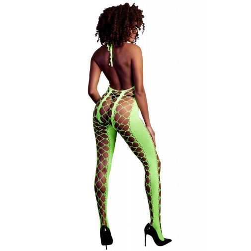 Ouch - Glow In Dark Bodystocking - Green photo