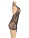 Ohyeah - Garter Mesh Dress - Black - XL 照片-6