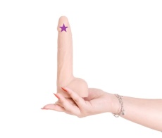 Naked Addiction - 8.5” Thrusting & Vibrating Dildo  照片