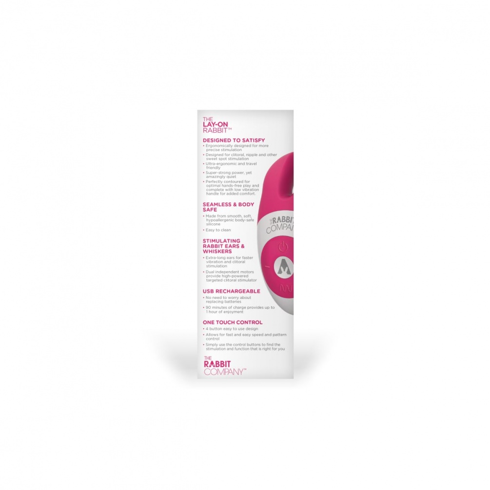 Lay-On Rabbit is ergonomically designed to satisfy with prec... TRC - Lay On Rabbit - Pink photo-7