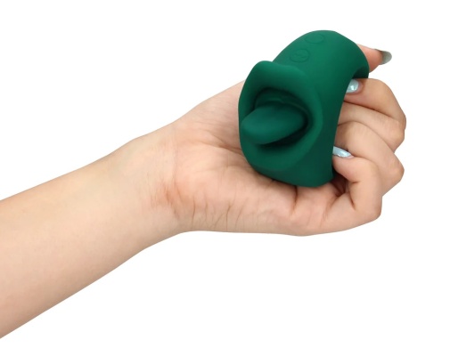 Loveline - Licking Vibro Clit Stimulator - Green 照片