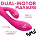 Bang! - 10X Flexible Rabbit Vibrator - Pink photo-4