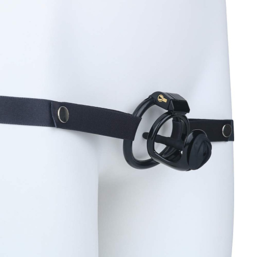 FAAK - Resin Chastity Cage w Catheter & Belt photo