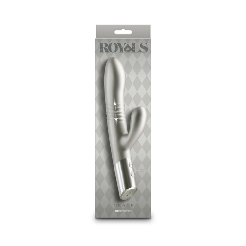 NS Novelties - Royals Grace 兔子振動器 - 金屬香檳色 照片