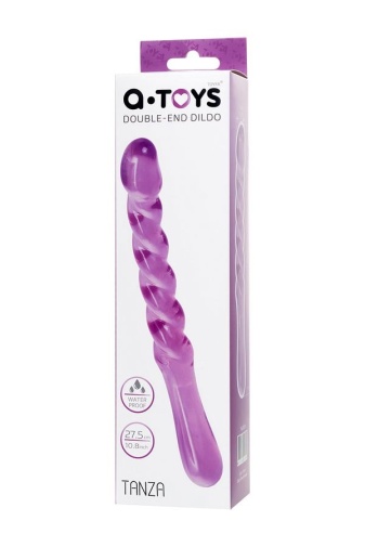 A-Toys - Tanza Double Dildo - Purple photo