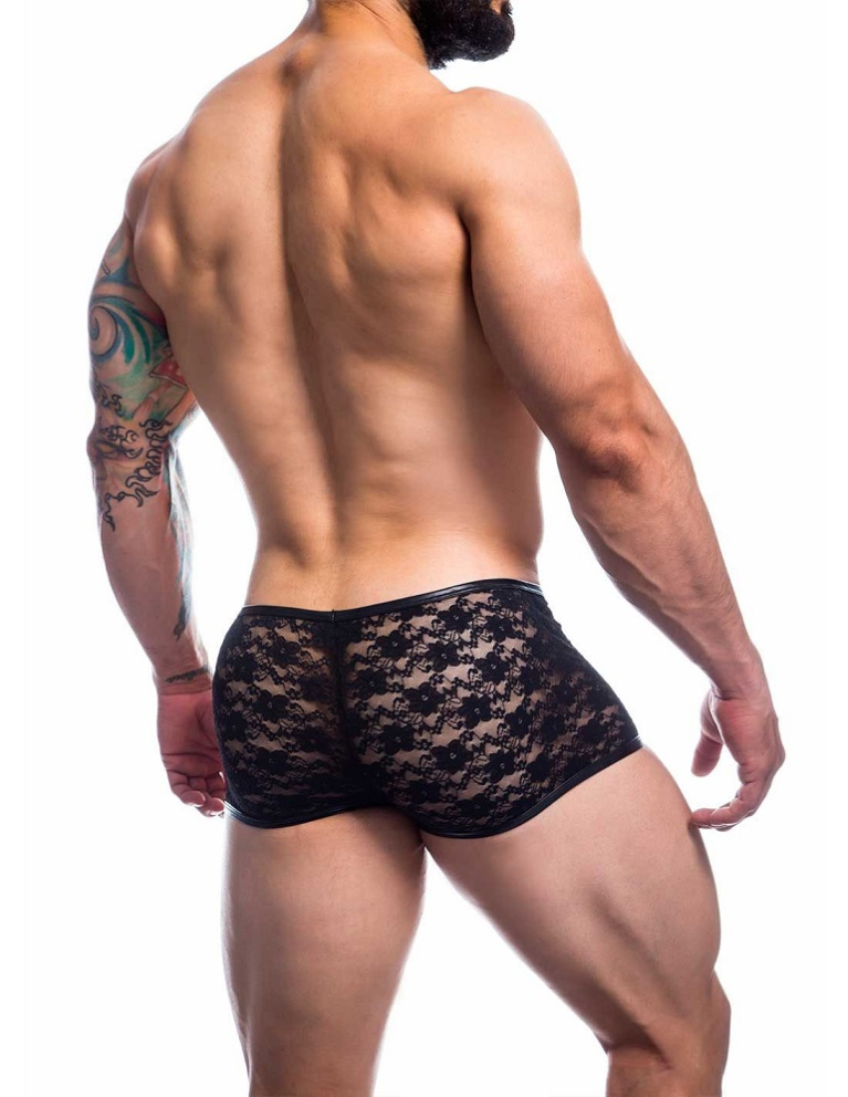 Cut4men - Lace Trunk - Black - M photo