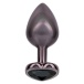CEN - Jewel Heart Plug L - Black 照片
