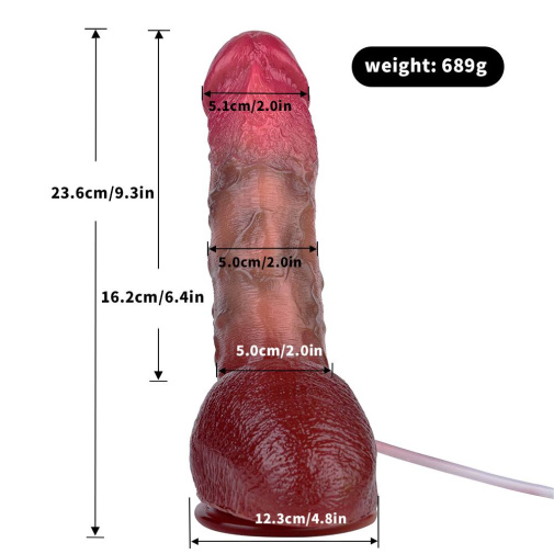 FAAK - Waller Squirting Dildo 16cm - Stripe Dragon photo