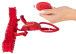 You2Toys - Lay-On Strap Vibro Set - Red 照片-2