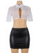 Ohyeah - Secretary Costume - White/Black - XL 照片-6