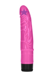 GC - 8" Slight Vibro Dildo - Pink photo