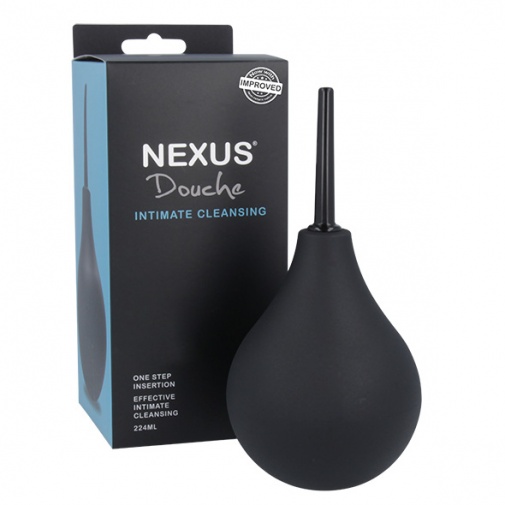 Nexus - Non Return Valve Anal Douche - Black photo