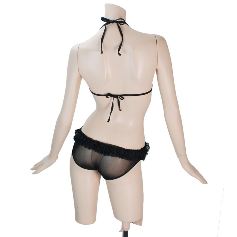 Costume Garden - GB-112 性感透視網紗連體衣 - 黑色 照片