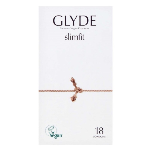 Glyde Vegan - Slim Fit Condoms 18's Pack photo