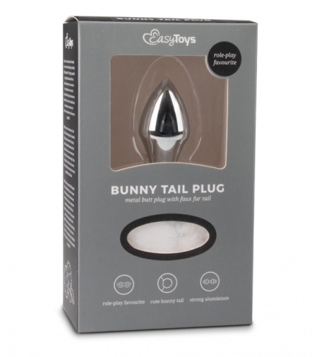 Easytoys - Bunny Tail Plug - White photo