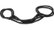 Darkness - Rope Handcuffs - Black photo-3