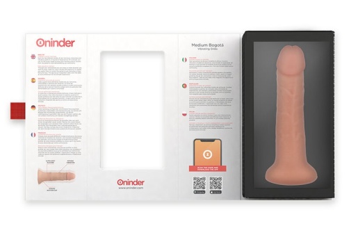 Oninder - Bogota App Controlled Dildo M - Flesh photo