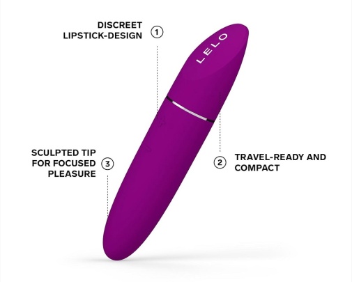 Lelo - Mia 3 Mini Vibrator - Deep Rose photo