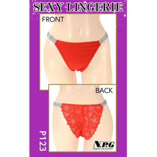 NPG - P123 Sexy Panties - Red 照片