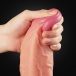 Lovetoy - 10" Dual Layer Silicone Cock - Flesh photo-5