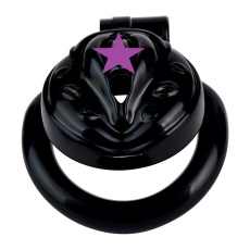 FAAK - Pussy Resin Chastity Cage 212 45mm - Black photo