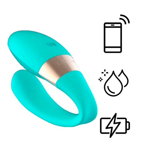 Lelo - Tiani Harmony 可APP控制情侣共震器 - 水蓝色 照片