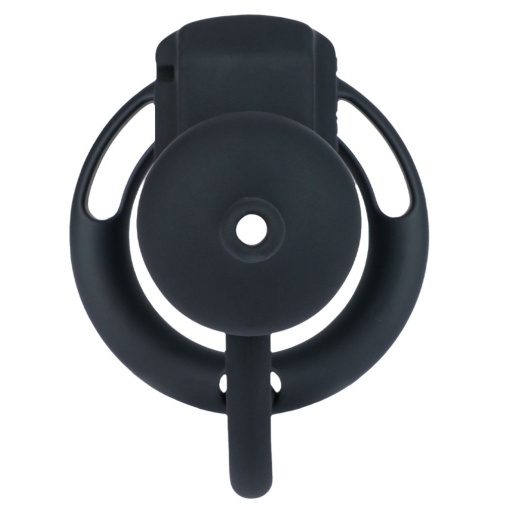 FAAK - Silicone Chastity Cage 121 - Black photo