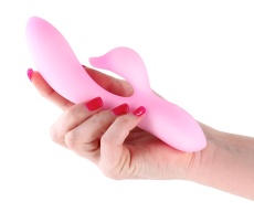 NS Novelties - Pure Dawn Rabbit Vibrator - Pink photo